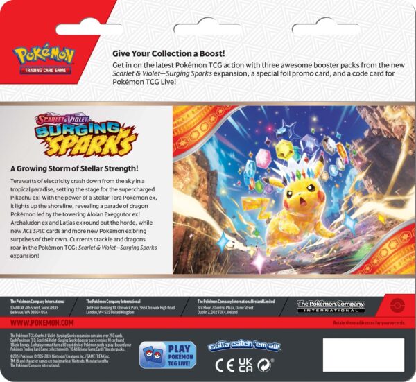 Blister Surging Sparks Pokemon TCG (ESP) - Image 4