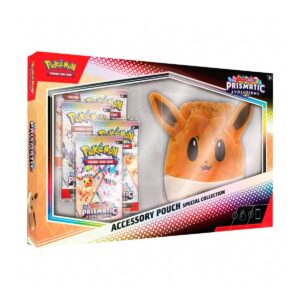Caja Especial Accesorio Eevee Prismatic Evolutions (ESP) Pokemon TCG (RESERVA)