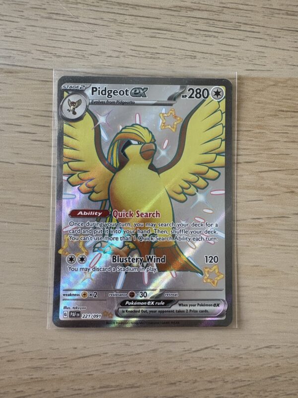 Pidgeot EX Paldean Fates (ENG) 221/091 Pokemon TCG