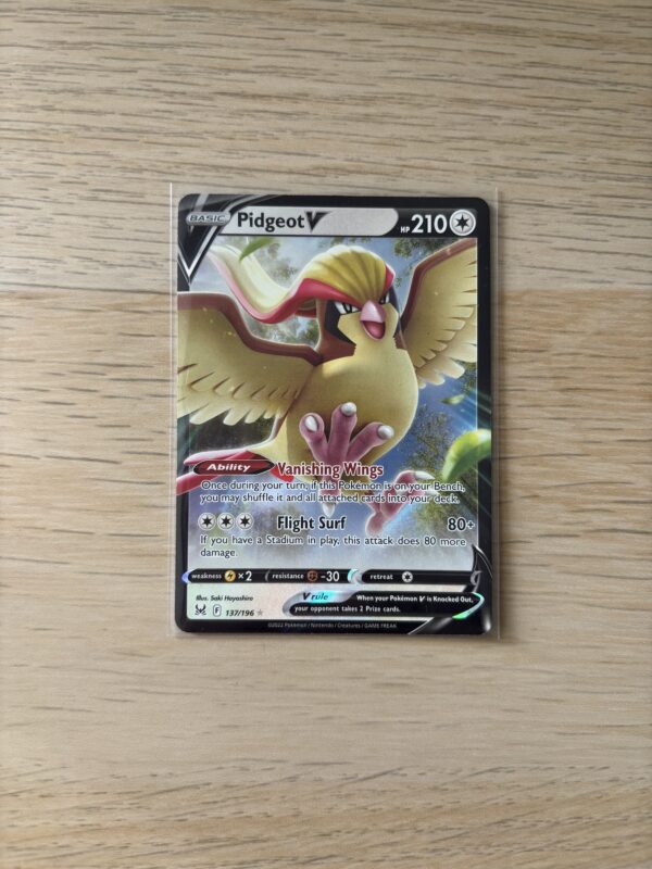 Pidgeot V Lost Origin (ENG) 137/196 Pokemon TCG