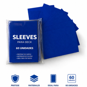 X60 Sleeves Para Deck - Color Azul