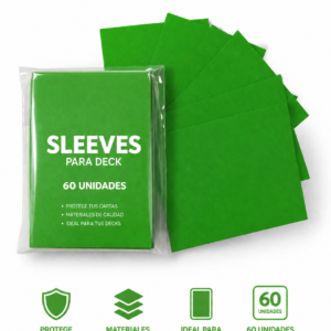 X60 Sleeves Para Deck - Color Verde