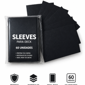 X60 Sleeves Para Deck - Color Negro